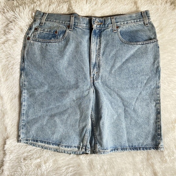 Levi Strauss & Co 550 Jean Shorts Size 38 Red Tab Men's Levi's NWT - Picture 1 of 7